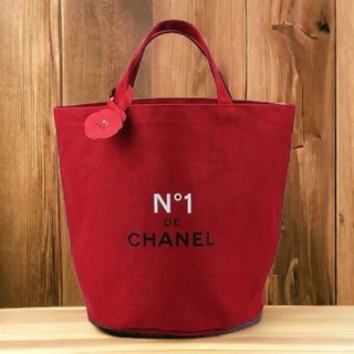 シャネル(CHANEL)のシャネルCHANELノベルティトートバッグ　赤　新品未使用品(トートバッグ)