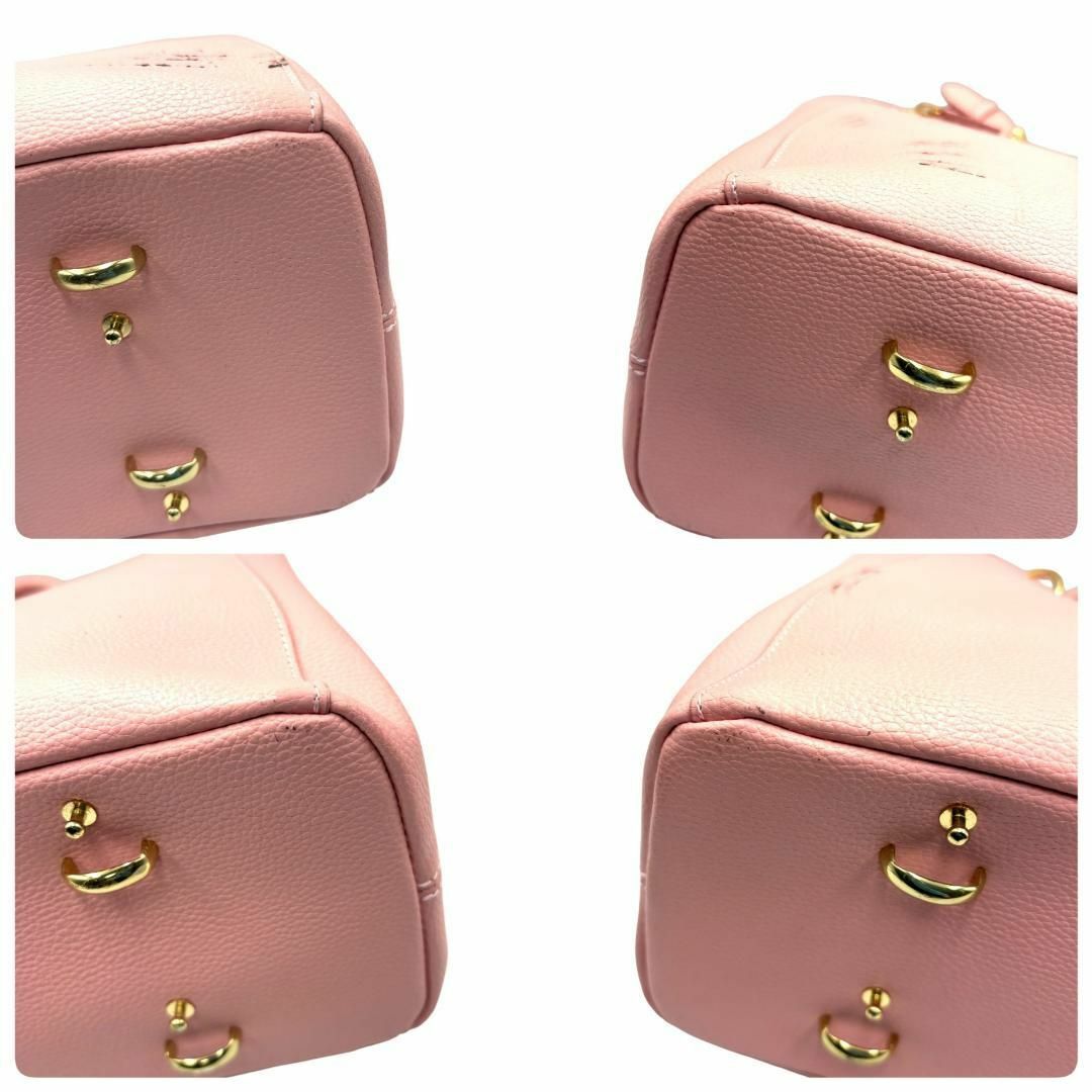 Samantha Thavasa(サマンサタバサ)のサマンサタバサ　ハンドバッグ　ピンク　レザー　A256 レディースのバッグ(ハンドバッグ)の商品写真