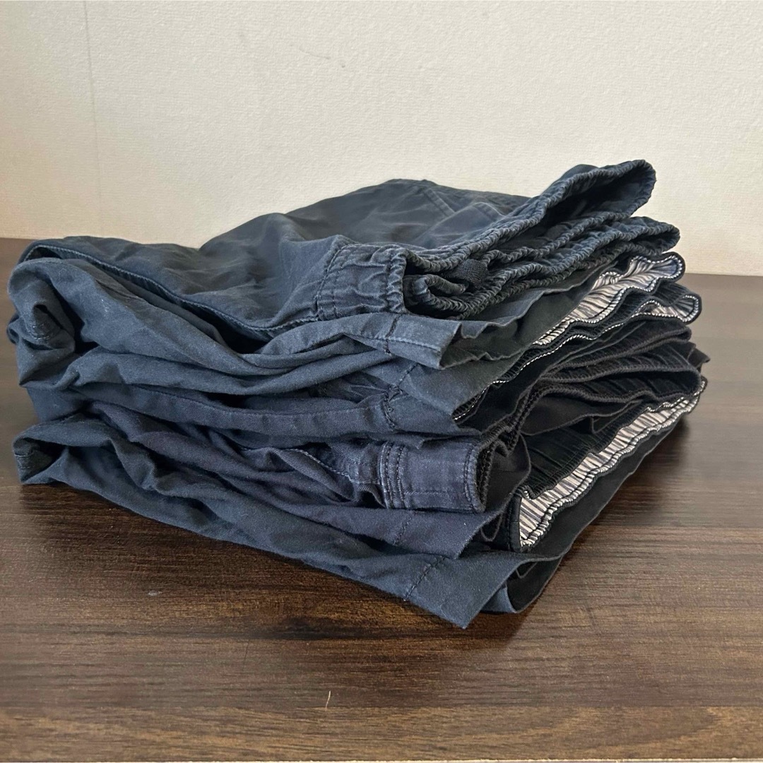 UNIQLO(ユニクロ)の♦︎ UNIQLO ユニクロ ハーフパンツ ブラック L size 4枚set メンズのパンツ(ショートパンツ)の商品写真