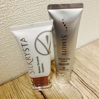 シミュート　SIMUTE 薬用美白クリーム　ファンデーションセット(その他)