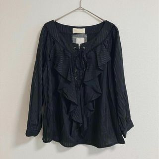 axes femme POETIQUE - 【新品タグ付き】axes femme POETIQUE フロントフリルブラウス