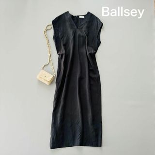 Ballsey - Ballsey セルロースリネン バックタックワンピース