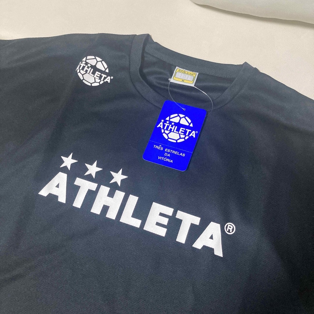 ATHLETA(アスレタ)の新品ATHLETA サッカーゲームシャツBK スポーツ/アウトドアのサッカー/フットサル(ウェア)の商品写真