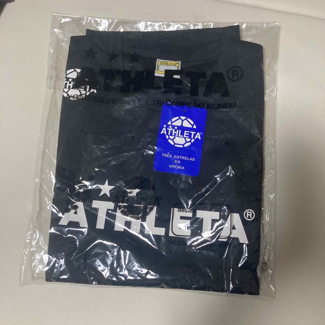 ATHLETA(アスレタ)の新品ATHLETA サッカーゲームシャツBK スポーツ/アウトドアのサッカー/フットサル(ウェア)の商品写真