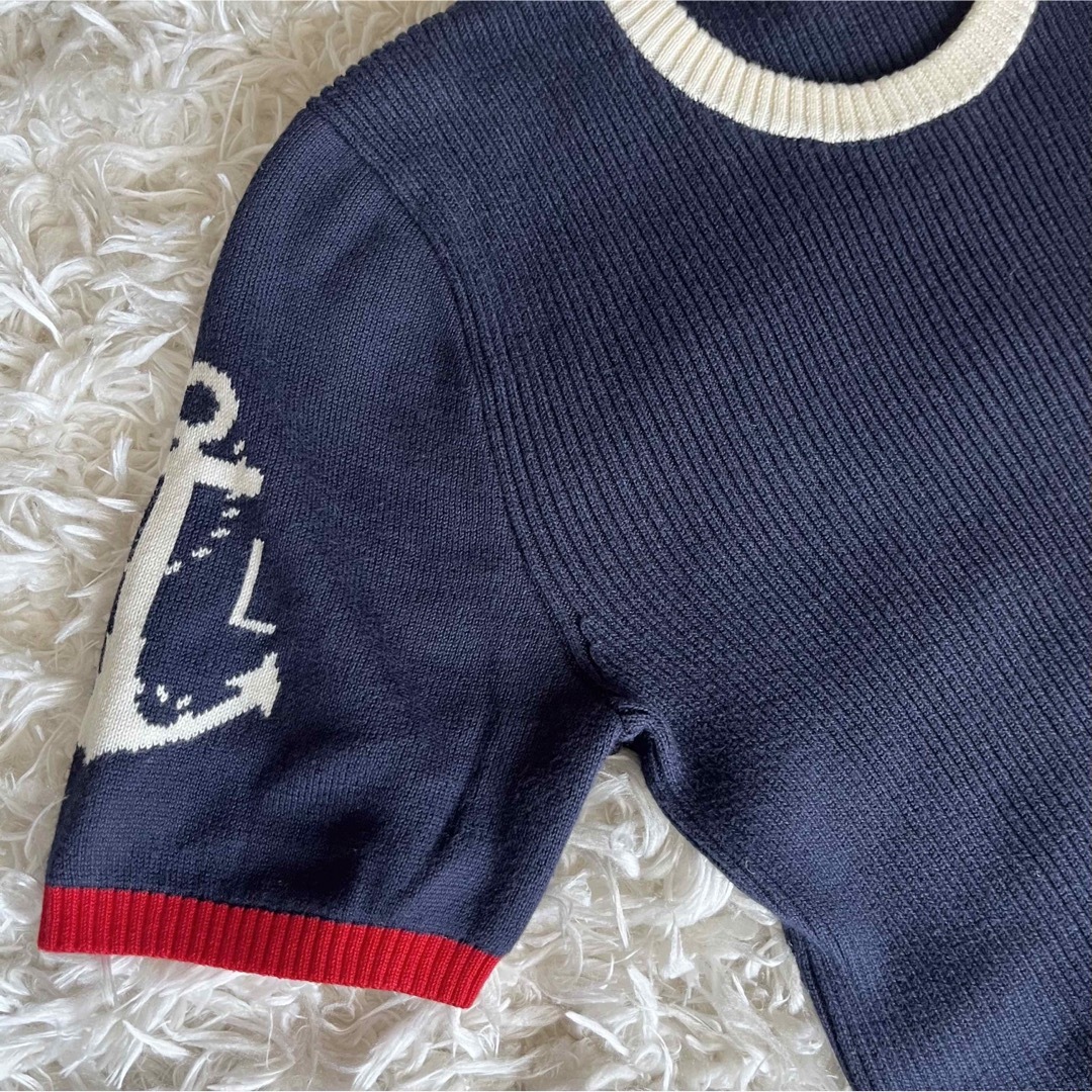 POLO RALPH LAUREN(ポロラルフローレン)のポロラルフローレン 半袖ニット SP レディースのトップス(ニット/セーター)の商品写真