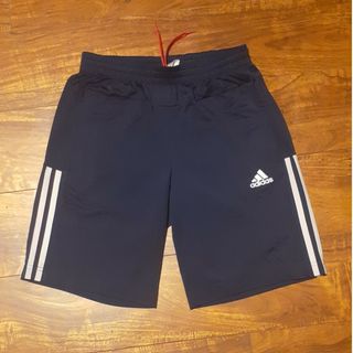 アディダス(adidas)のadidas ハーフパンツ ジャージ 紺色(パンツ/スパッツ)