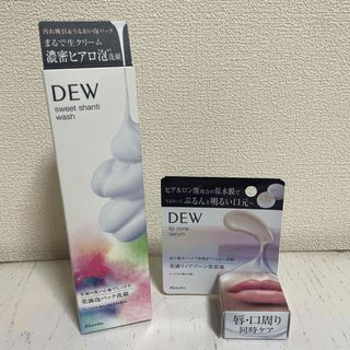 デュウ(DEW)の新品☆DEW☆スイートシャンティウォッシュ125g☆リップゾーンセラム8gセット(洗顔料)