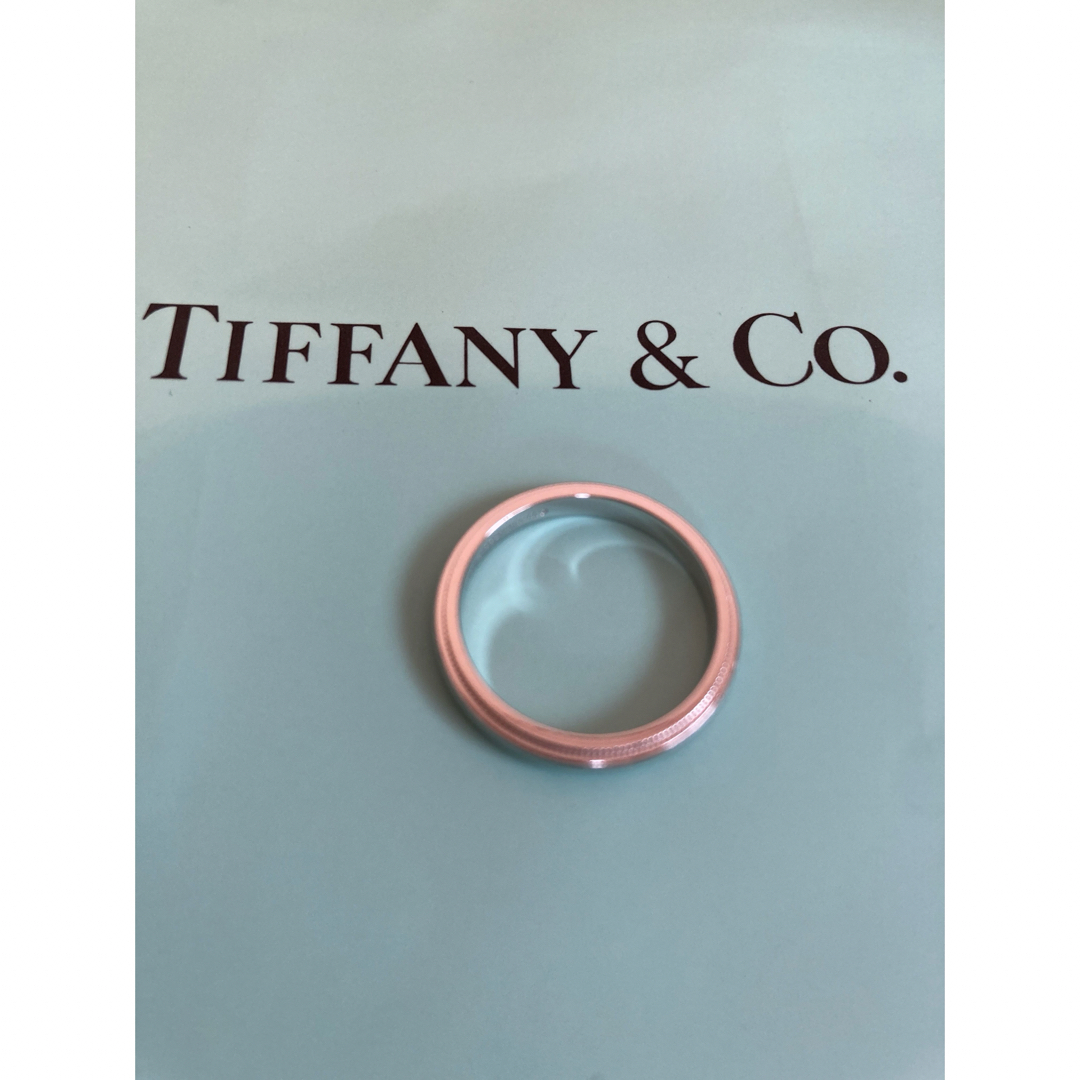 Tiffany & Co.(ティファニー)のティファニー　ミルグレインリング　PT950 レディースのアクセサリー(リング(指輪))の商品写真