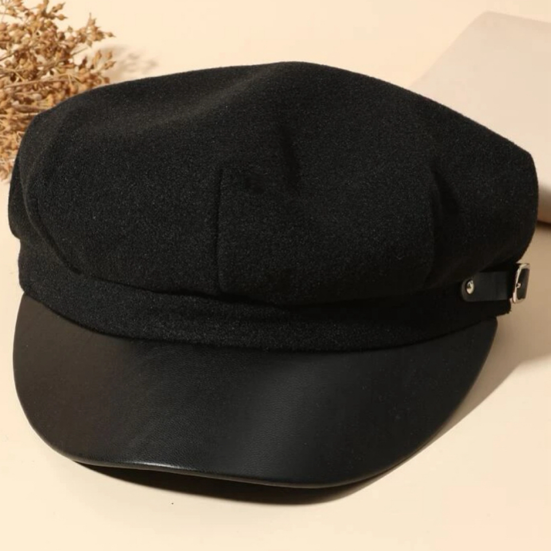 【新品・未使用】レディース キャスケット 帽子 UVカット 紫外線対策 春夏 レディースの帽子(キャスケット)の商品写真