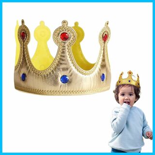 【人気商品】[Coollooda] 誕生日帽子 クラウン パーティーハット 王冠(その他)