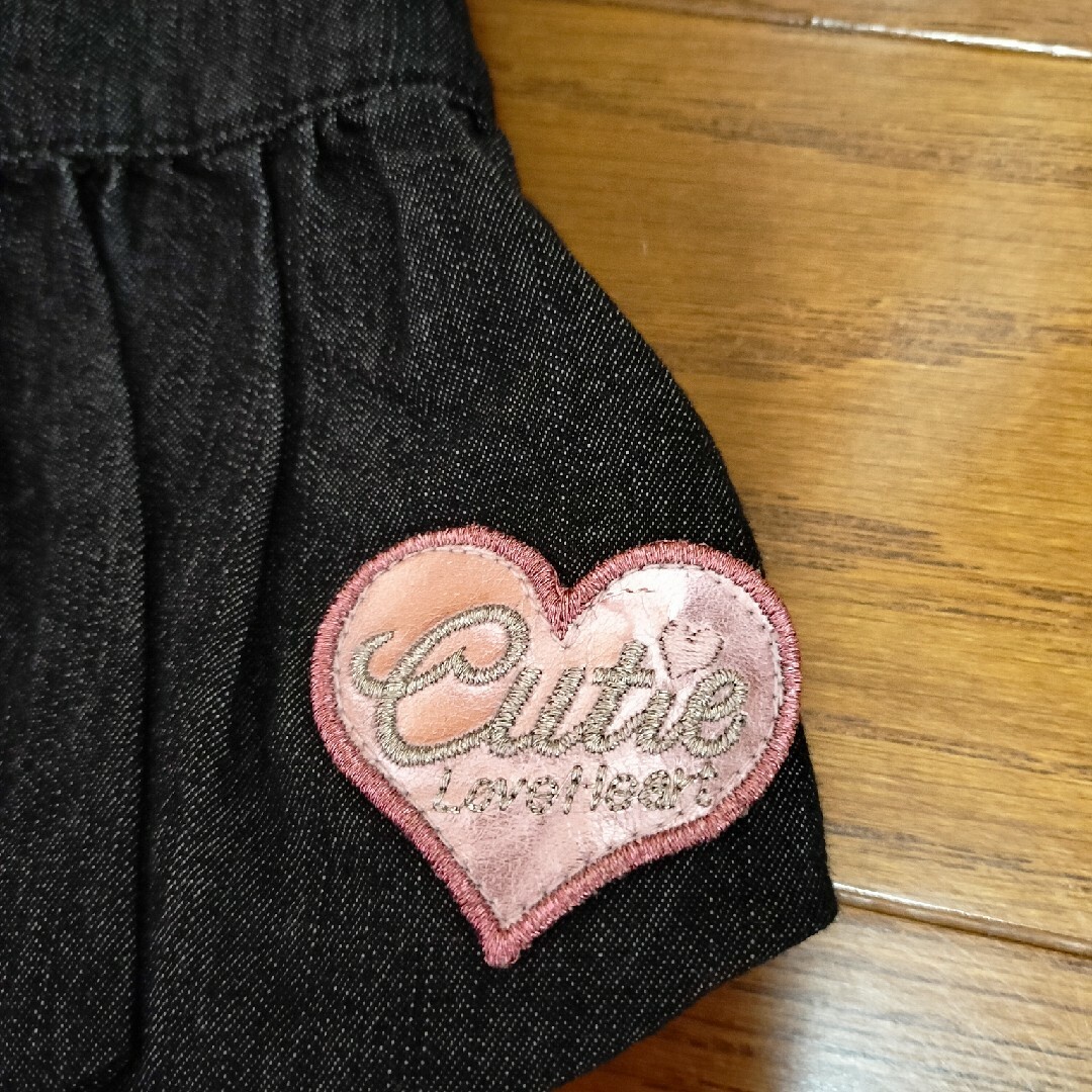 CRT CUTE　デニムワンピース　チュニック キッズ/ベビー/マタニティのキッズ服女の子用(90cm~)(ワンピース)の商品写真