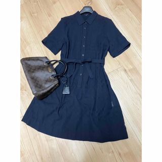 BURBERRY - 新品　バーバリー　44 ロンドン　ワンピース　チェック 大きいサイズ　シャツ