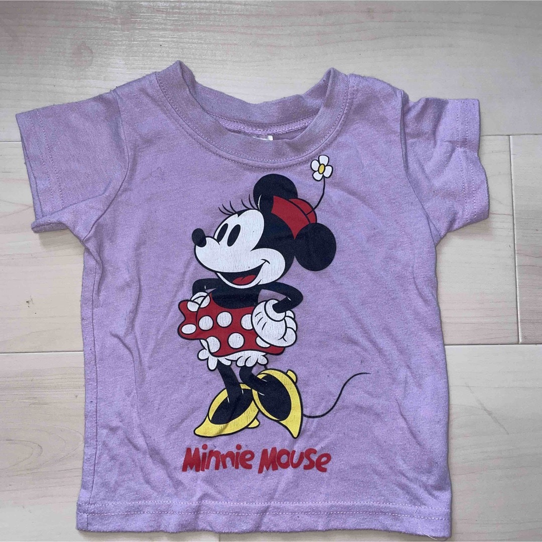 Disney(ディズニー)のミニーちゃん　Tシャツ　80cm キッズ/ベビー/マタニティのベビー服(~85cm)(Ｔシャツ)の商品写真