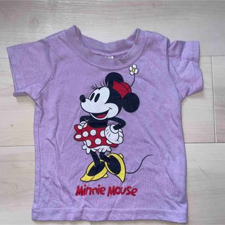 ディズニー(Disney)のミニーちゃん　Tシャツ　80cm(Ｔシャツ)