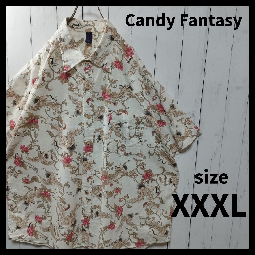【Candy Fantasy】Patterned Shirt　D999 メンズのトップス(シャツ)の商品写真