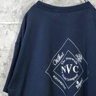 NVC ワンポイント バックプリント シンプル スクエア Tシャツ(Tシャツ/カットソー(半袖/袖なし))