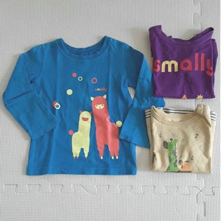 フェリシモ(FELISSIMO)のSMALLY ロンTシャツ　3枚セット　100センチ(Tシャツ/カットソー)