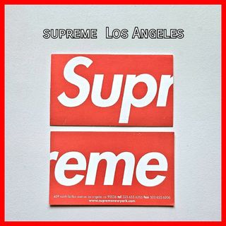 シュプリーム(Supreme)のsupreme ショップカード 2枚 ロサンゼルス 【購入時コメント不要です】(その他)