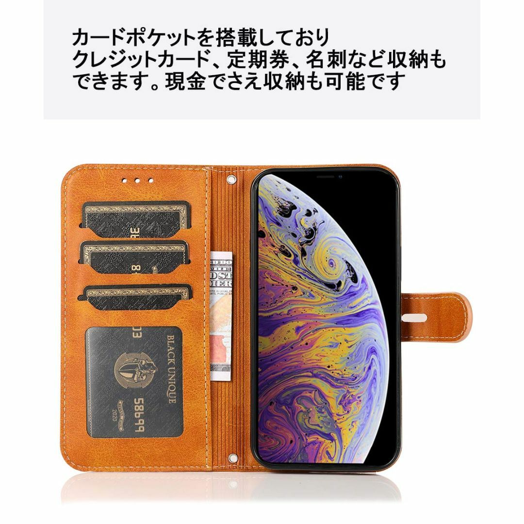 【サイズ:iPhone12mini_色:ライトブラウン】iPhone12 min スマホ/家電/カメラのスマホアクセサリー(その他)の商品写真