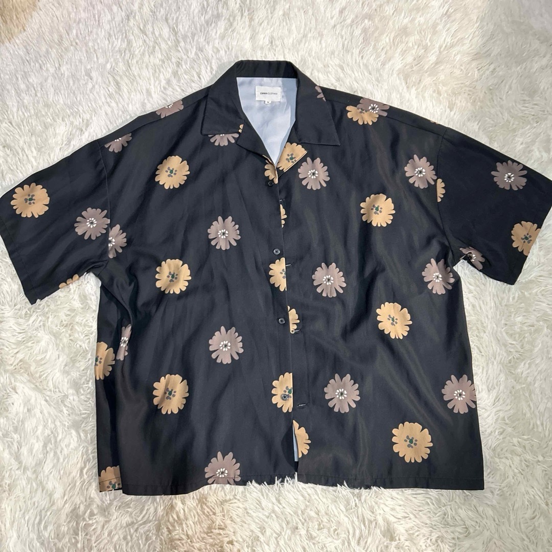 ルーズオーバーオープンカラーマルチパターンS/Sシャツ EMMA CLOTHES メンズのトップス(シャツ)の商品写真