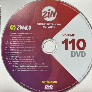 ズンバ(Zumba)のズンバ　ZIN110  DVD(スポーツ/フィットネス)