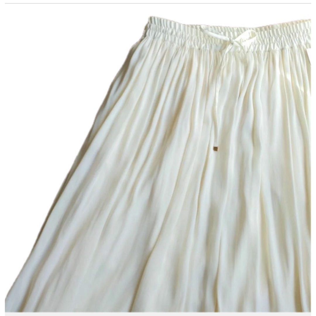 MICA&DEAL(マイカアンドディール)のMICA&DEAL ギャザー マキシ スカート  ロング  フレア レディースのスカート(ロングスカート)の商品写真