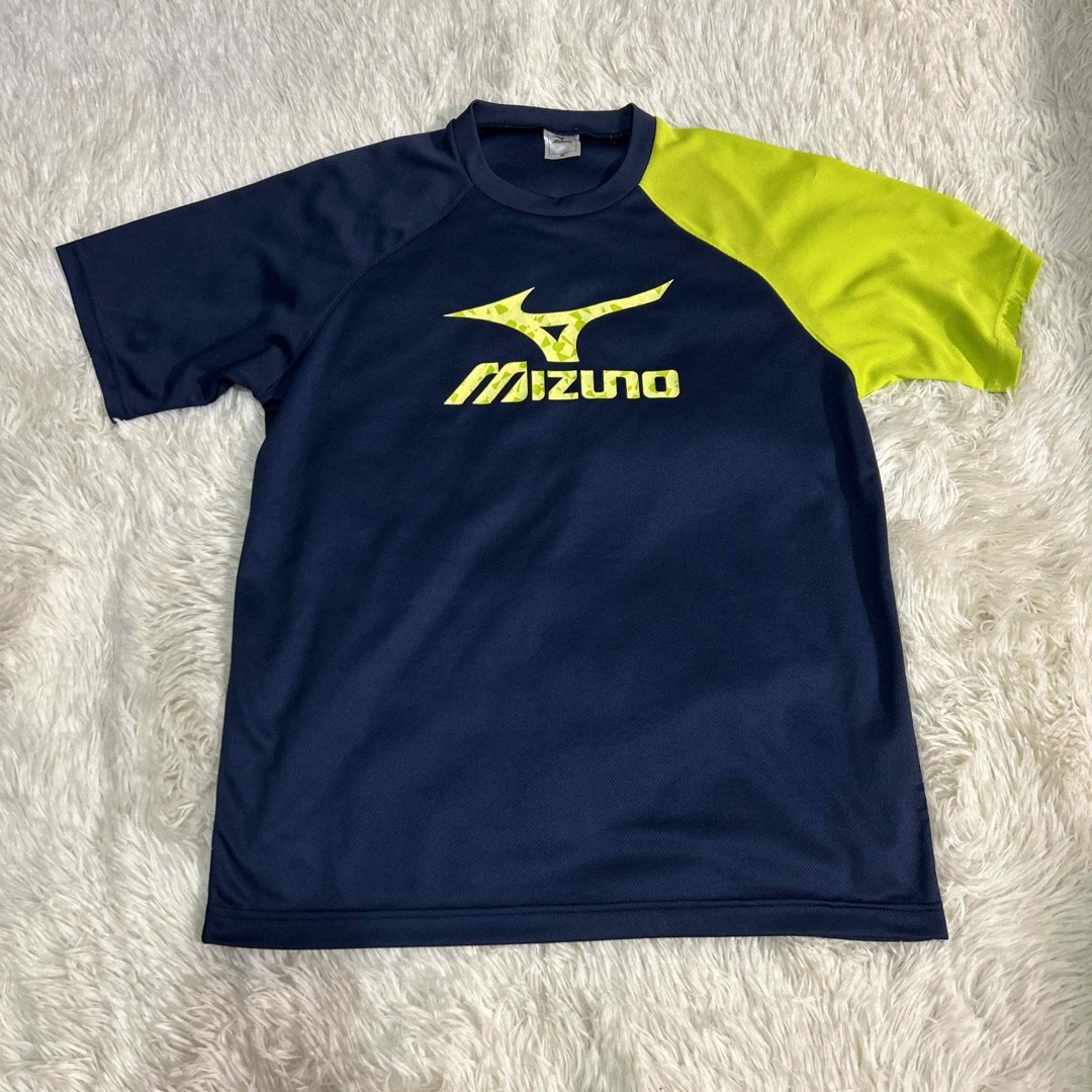 MIZUNO(ミズノ)の値下げ【ミズノ】半袖スポーツTシャツ　Mサイズ スポーツ/アウトドアのテニス(ウェア)の商品写真