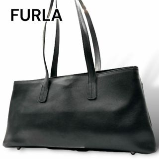 FURLA　フルラ　ショルダーバッグ　ブラック　レザー　A226