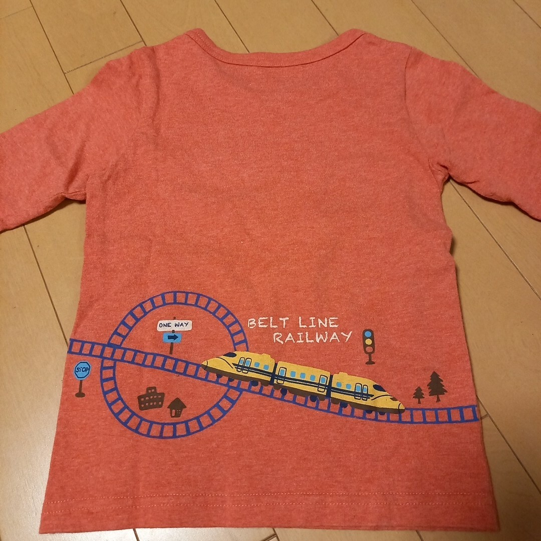 motherways(マザウェイズ)のTシャツ七分袖97・長袖95 二枚セット キッズ/ベビー/マタニティのキッズ服男の子用(90cm~)(Tシャツ/カットソー)の商品写真