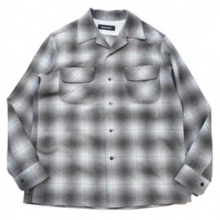 Subculture WOOL CHECK SHIRT IVORY