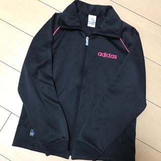 アディダス(adidas)の美品　アディダス　ジャージ　トップス　レディースM　黒(その他)