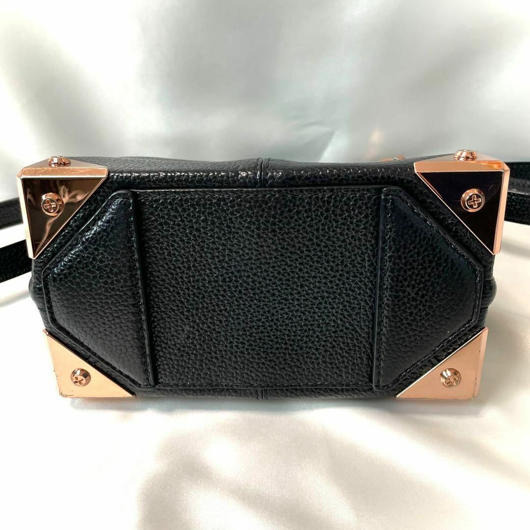 Alexander Wang(アレキサンダーワン)の美品◇アレキサンダーワン　シボ革 ショルダーバッグ　ピンクゴールド金具 レディースのバッグ(ショルダーバッグ)の商品写真