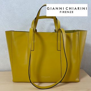 GIANNI CHIARINI - 【美品】ジャンニキャリーニ　スーパーライトM  2WAY  カスタード