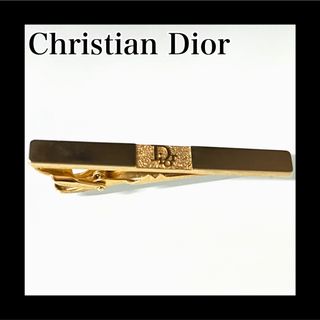 Dior クリスチャンディオール ネクタイピン トロッター バネ式 ゴールド 金