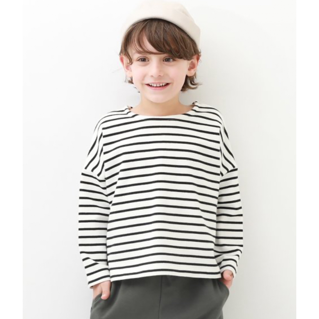 devirock(デビロック)のデビロック　ボーダーカットソー　Tシャツ  140 キッズ/ベビー/マタニティのキッズ服男の子用(90cm~)(Tシャツ/カットソー)の商品写真