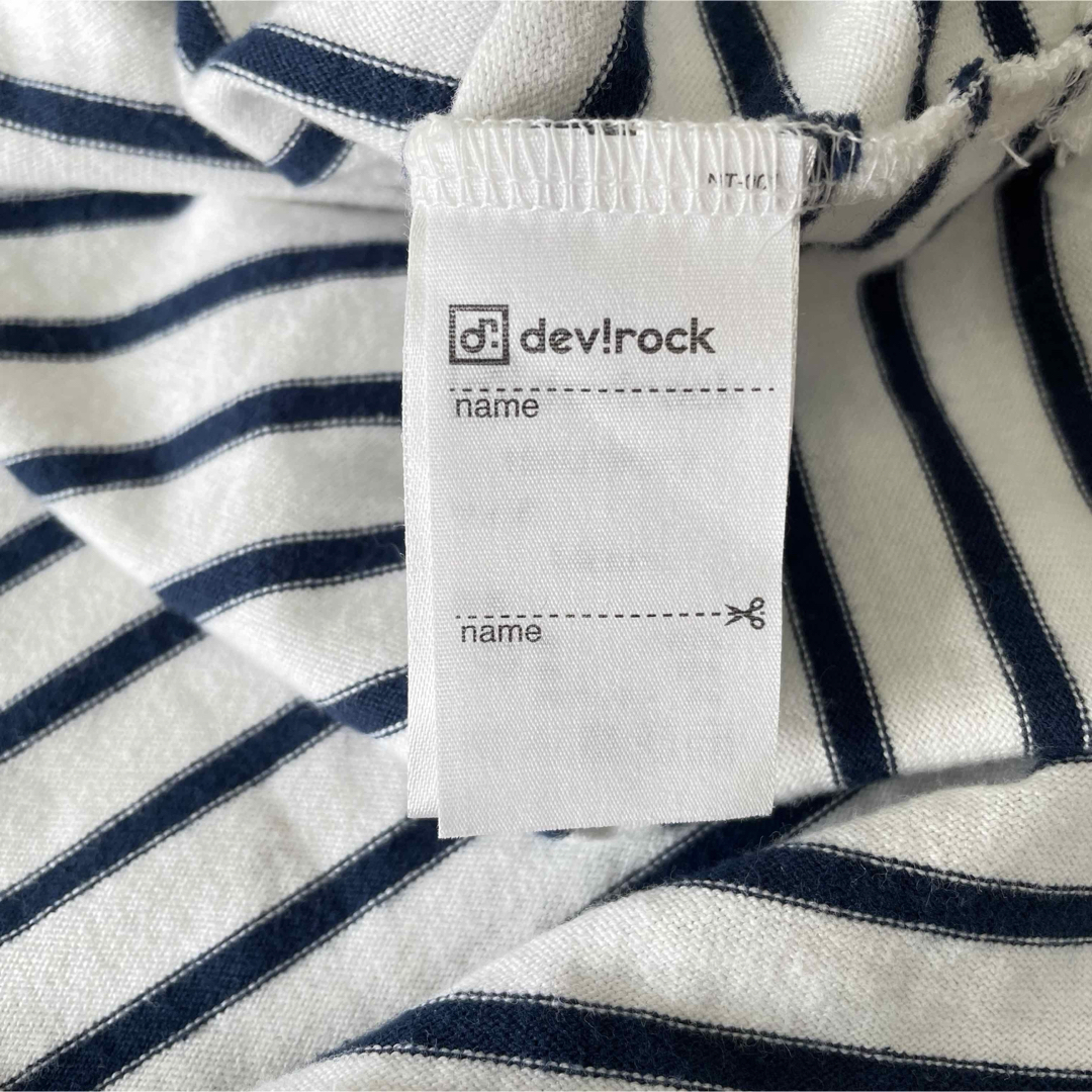 devirock(デビロック)のデビロック　ボーダーカットソー　Tシャツ  140 キッズ/ベビー/マタニティのキッズ服男の子用(90cm~)(Tシャツ/カットソー)の商品写真