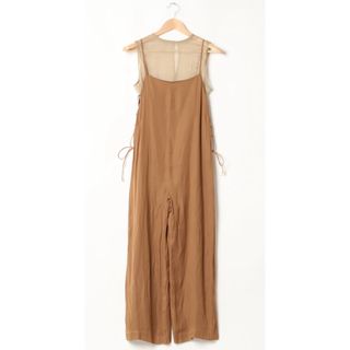 Ameri VINTAGE - MEDI SIDE FENCE ROMPERS サロペット　AMERI ベージュ