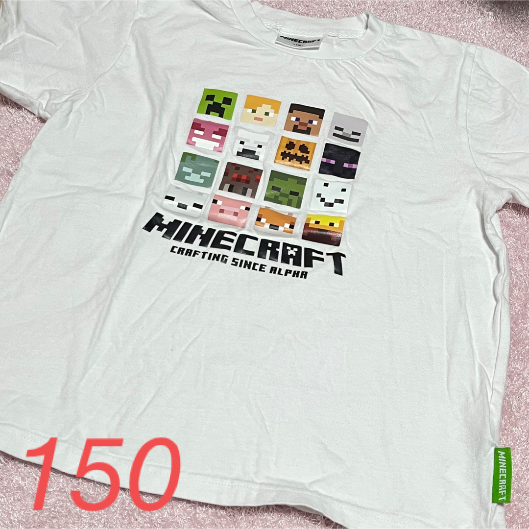 マイクラ　Tシャツ　150 キッズ/ベビー/マタニティのキッズ服女の子用(90cm~)(Tシャツ/カットソー)の商品写真
