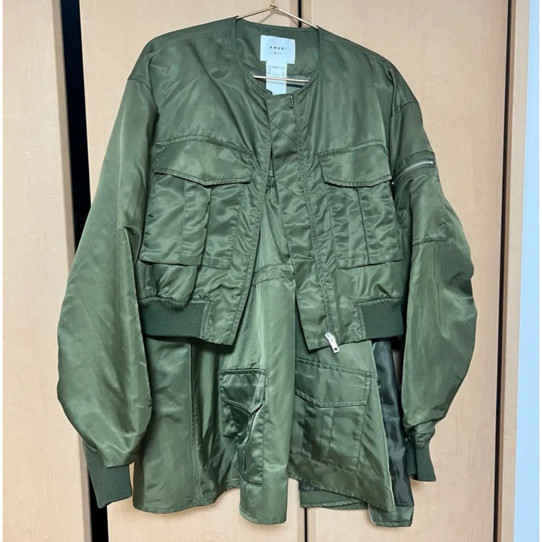 Ameri VINTAGE(アメリヴィンテージ)のMODERN MILITARY SET JACKET/カーキ/Sサイズ レディースのジャケット/アウター(ミリタリージャケット)の商品写真