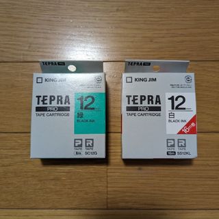 キングジム(キングジム)のテプラプロ TEPRA PRO　12mm幅 ✕ 2個セット(OA機器)