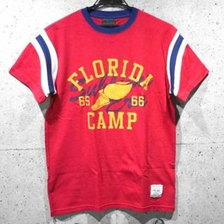 【新品/送料込】Ｍ★アメカジ FLORIDAデザイン RED 半袖Tシャツ★(Tシャツ/カットソー(半袖/袖なし))