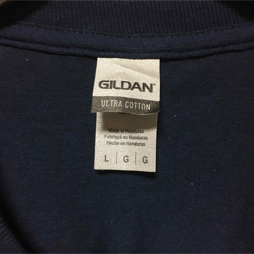 GILDAN(ギルタン)の新品 GILDAN ギルダン 半袖Tシャツ ネイビー 紺 L メンズのトップス(Tシャツ/カットソー(半袖/袖なし))の商品写真