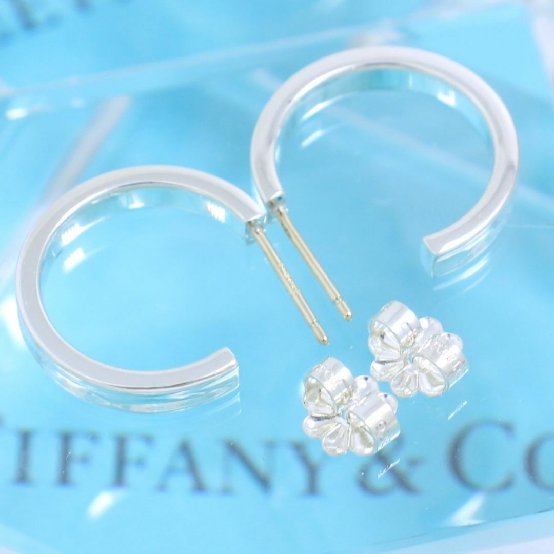 Tiffany & Co.(ティファニー)のティファニー　TIFFANY　ナロー フープピアス　良品　人気　定番 レディースのアクセサリー(ピアス)の商品写真