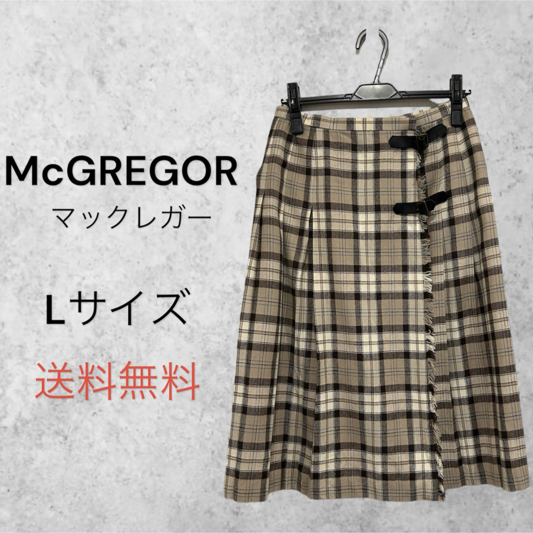 McGREGOR(マックレガー)のMcGREGOR 90’s タータンチェックプリーツロールスカート レディースのスカート(ひざ丈スカート)の商品写真