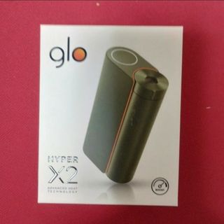 グロー(glo)の【新品未使用品】開封後発送 電子タバコ glo HYPER X2 カーキオリーブ(タバコグッズ)