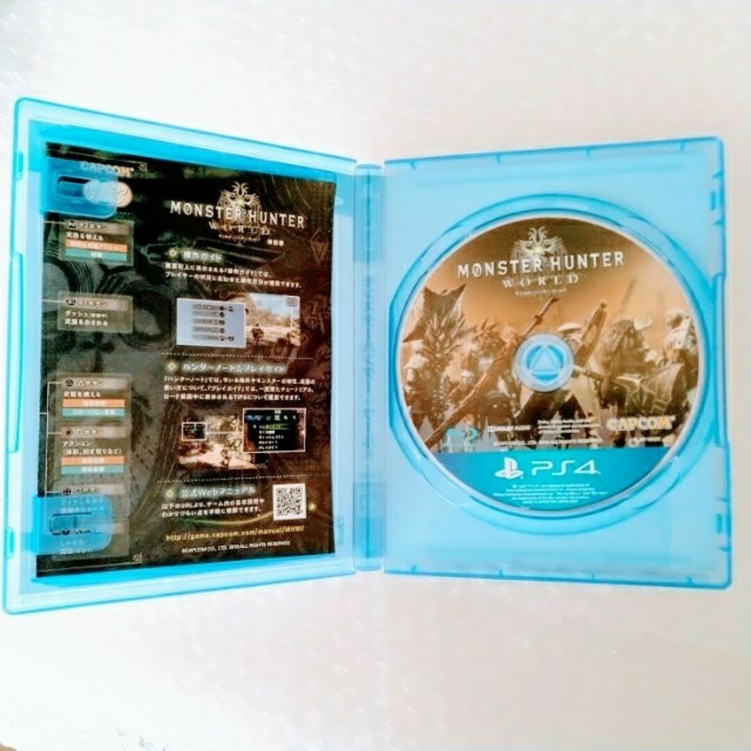 PS4「モンスターハンター：ワールド （Best Price）（再廉価版）」 エンタメ/ホビーのゲームソフト/ゲーム機本体(家庭用ゲームソフト)の商品写真