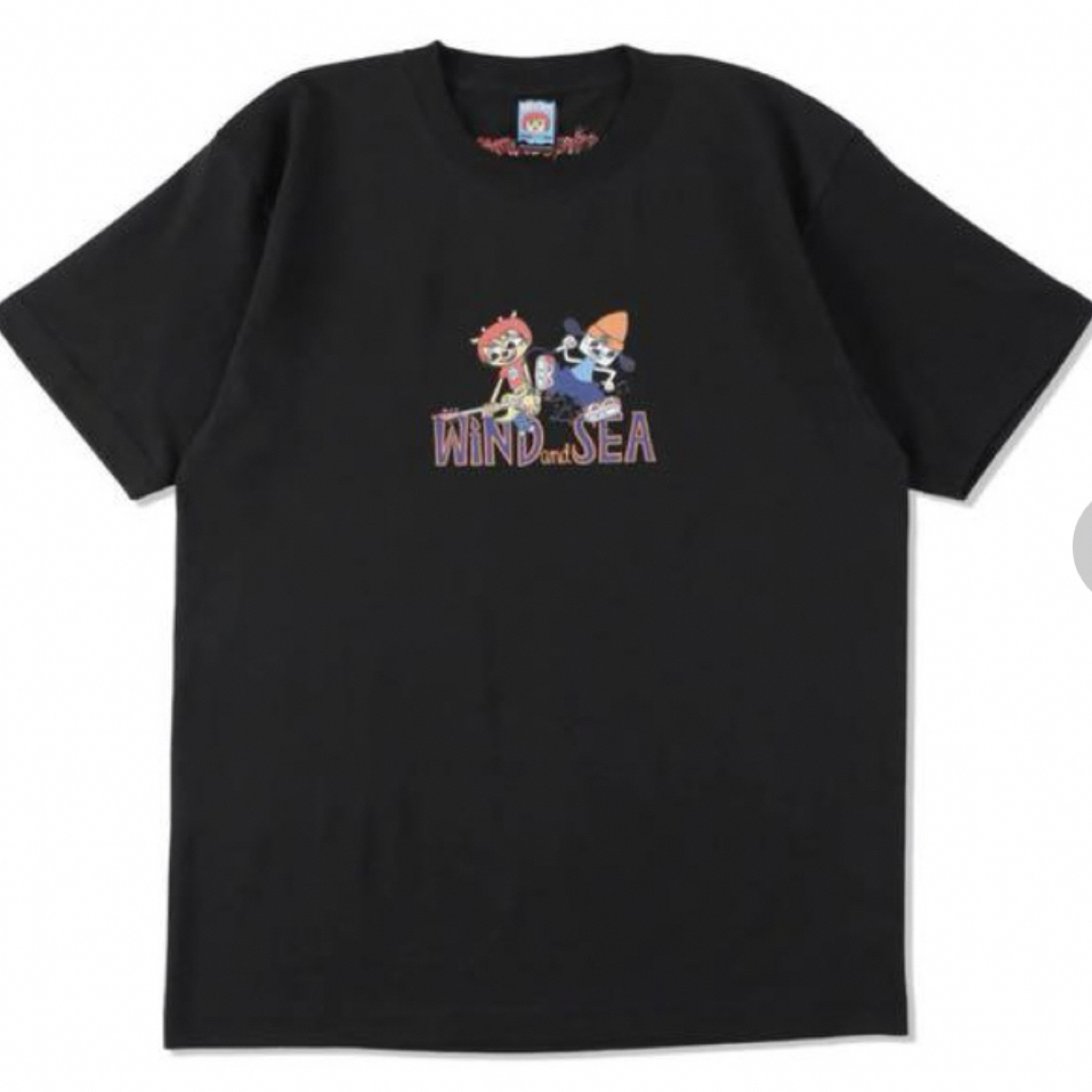 WIND AND SEA(ウィンダンシー)の新品　タグ付き　wind and sea パラッパラッパー　黒Tシャツ　M メンズのトップス(Tシャツ/カットソー(半袖/袖なし))の商品写真