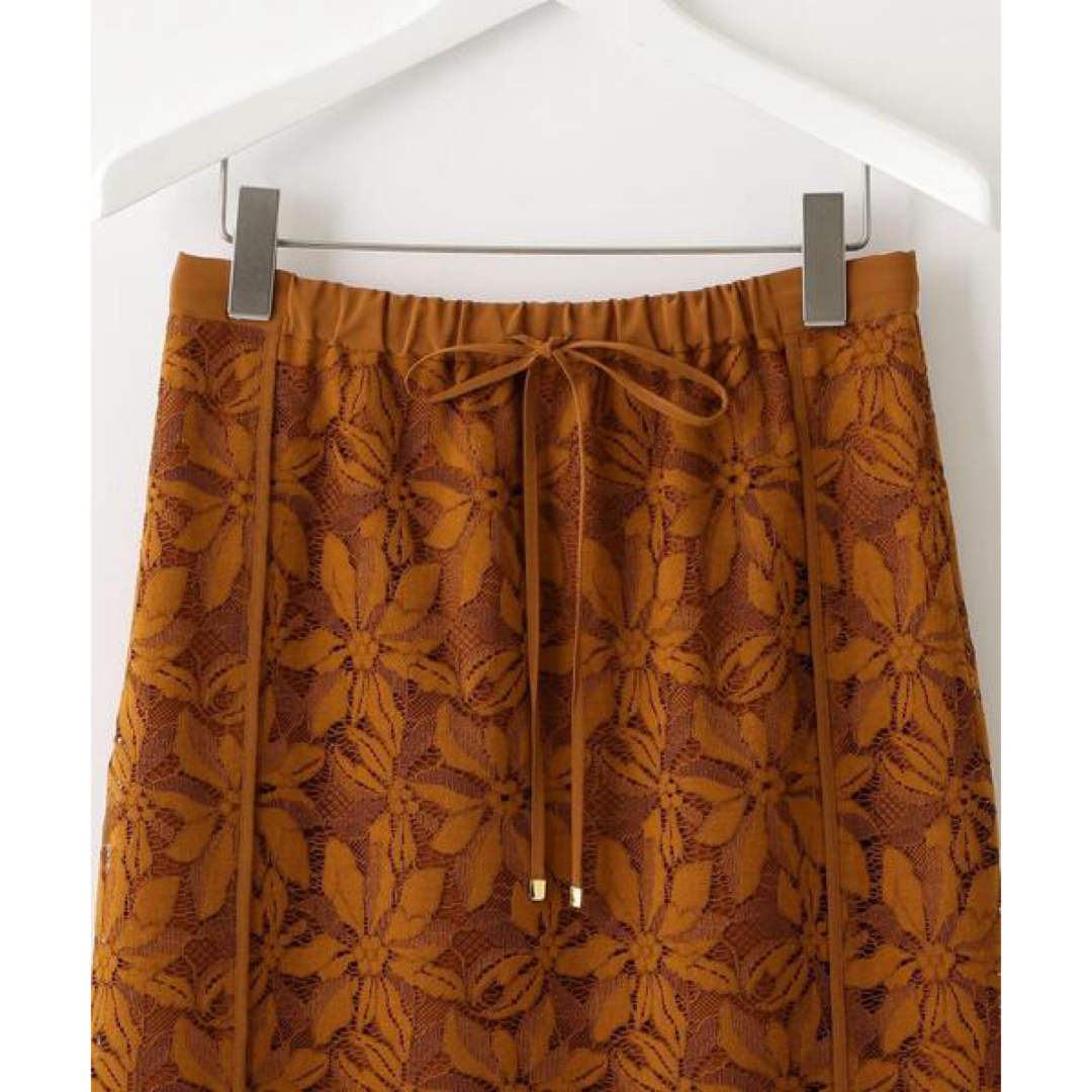 BEAUTY&YOUTH UNITED ARROWS(ビューティアンドユースユナイテッドアローズ)のユナイテッドアローズ/エメルリファインズ　ドロスト レーススカート レディースのスカート(ロングスカート)の商品写真