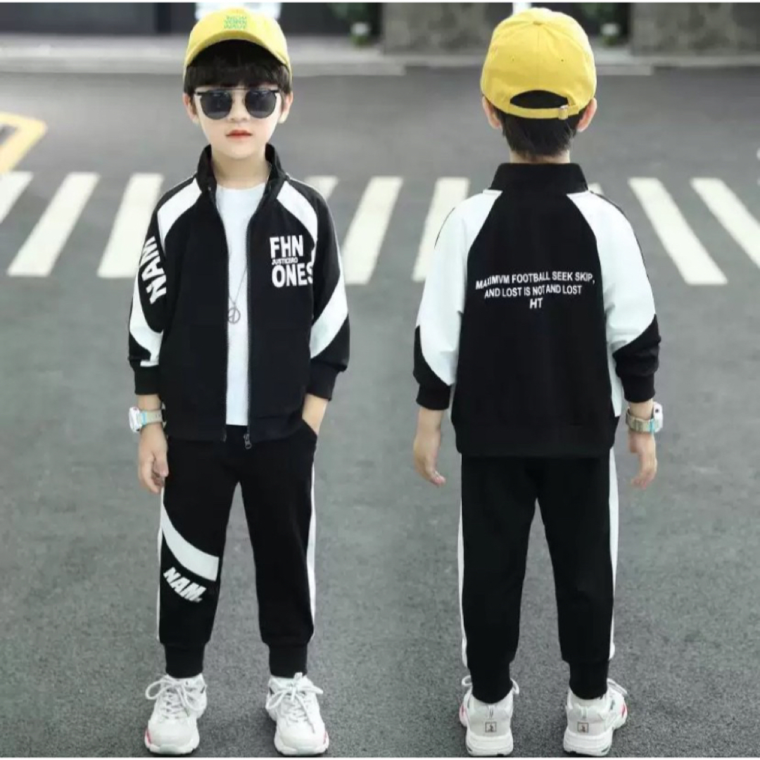 セットアップ キッズ ジャージ スポーツ レジャー ルームウェアバスケ サッカー キッズ/ベビー/マタニティのキッズ服男の子用(90cm~)(その他)の商品写真