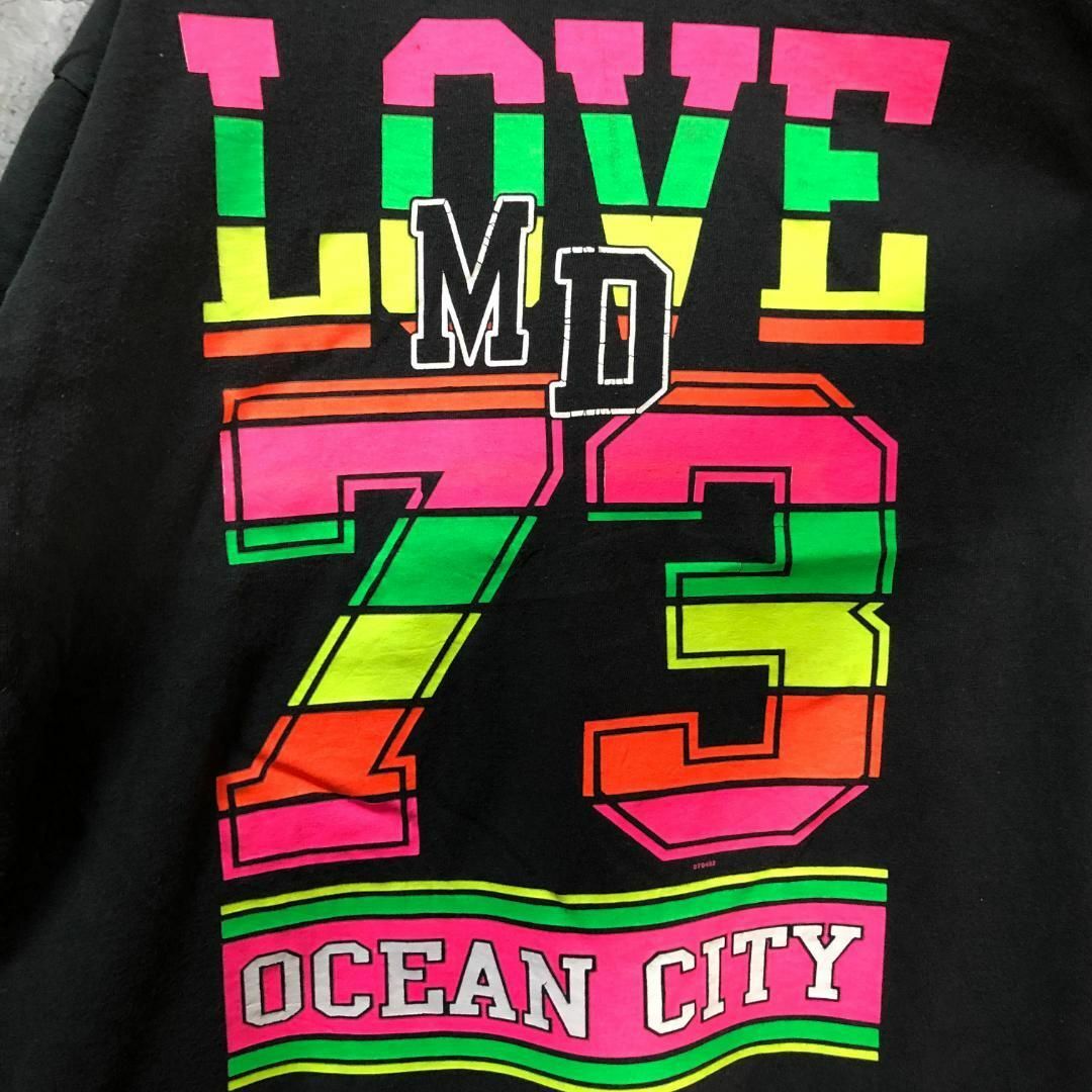 LOVE MD 73 カラフル デカロゴ USA輸入 Tシャツ メンズのトップス(Tシャツ/カットソー(半袖/袖なし))の商品写真